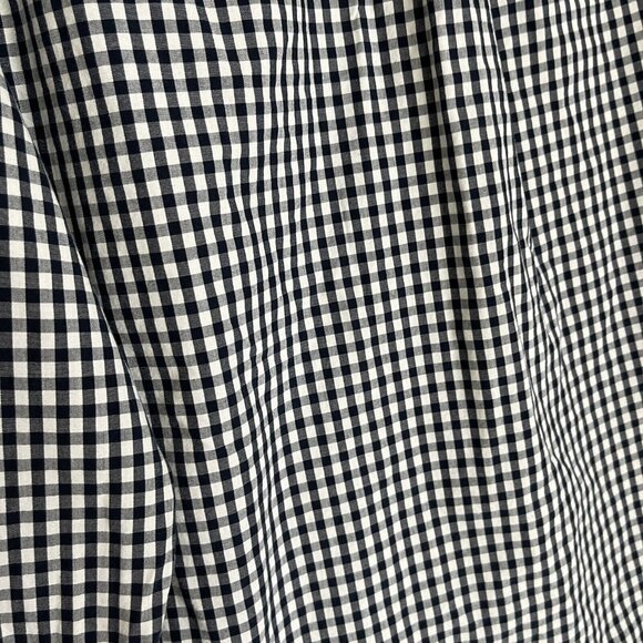 Tommy Hilfiger Mens Medium Blue White Long Sleeve Gingham Plaid Coupe Classique - Picture 10 of 11